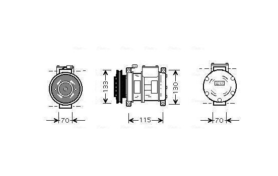 Compressor, air conditioning