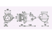 Compressor, air conditioning