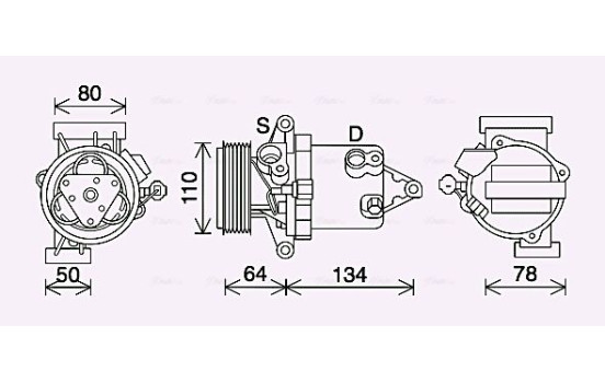 Compressor, air conditioning