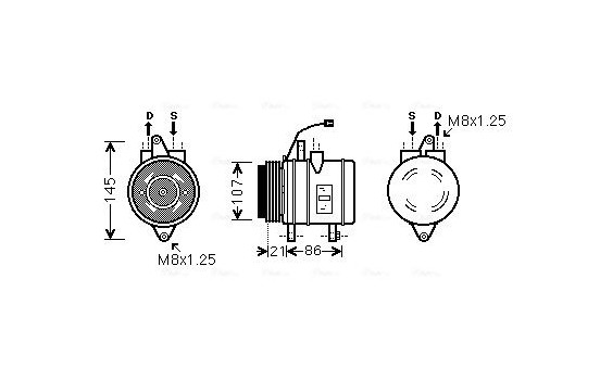 Compressor, air conditioning