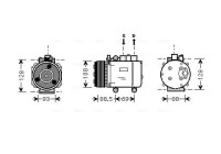 Compressor, air conditioning