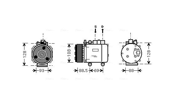 Compressor, air conditioning