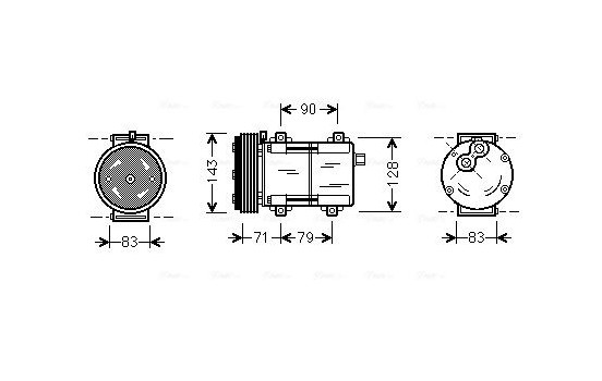 Compressor, air conditioning