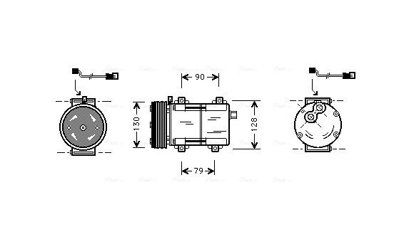 Compressor, air conditioning