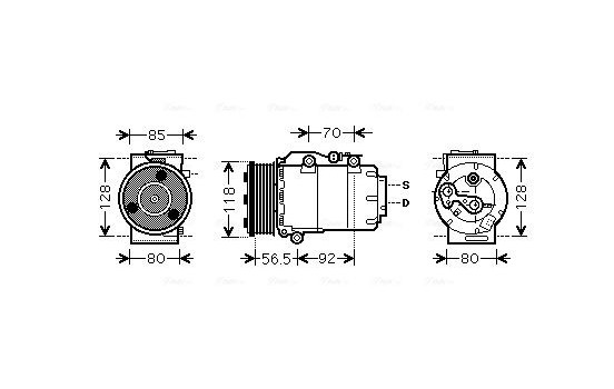 Compressor, air conditioning