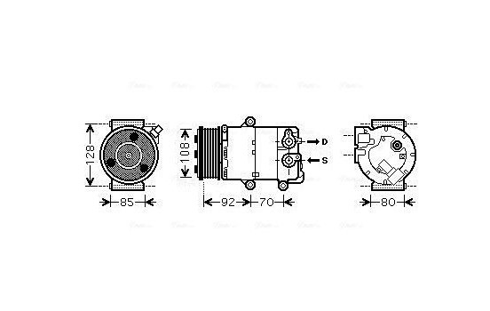 Compressor, air conditioning