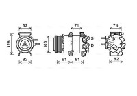 Compressor, air conditioning