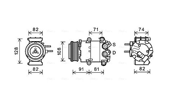 Compressor, air conditioning