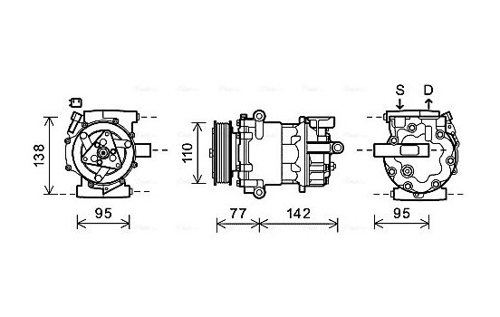 Compressor, air conditioning