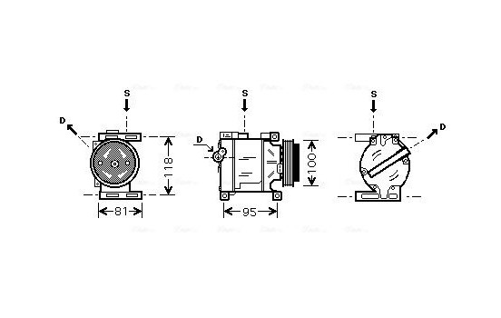 Compressor, air conditioning