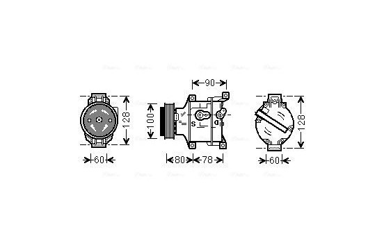 Compressor, air conditioning