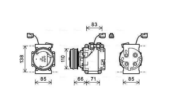 Compressor, air conditioning