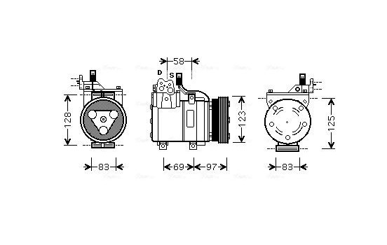 Compressor, air conditioning