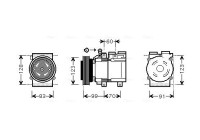 Compressor, air conditioning