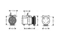 Compressor, air conditioning