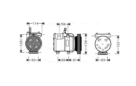 Compressor, air conditioning