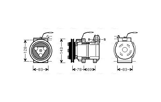 Compressor, air conditioning