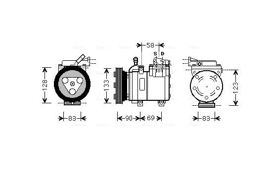 Compressor, air conditioning