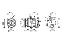 Compressor, air conditioning