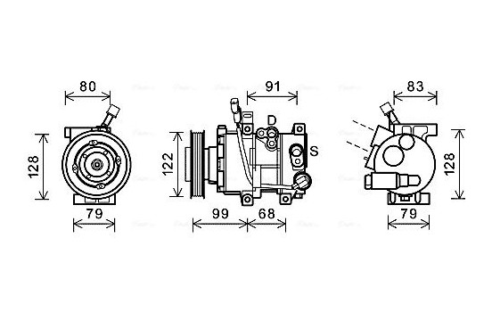 Compressor, air conditioning