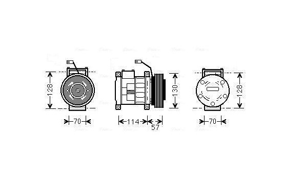 Compressor, air conditioning