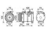 Compressor, air conditioning