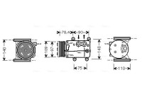 Compressor, air conditioning
