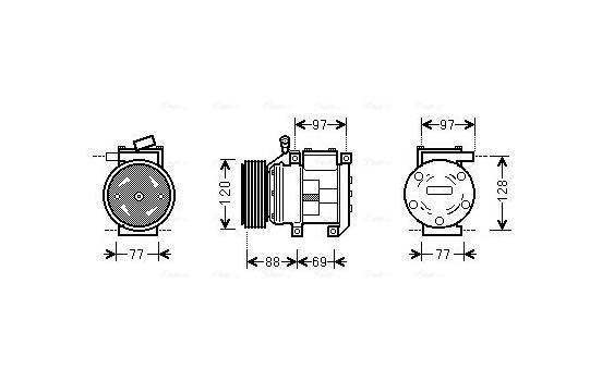 Compressor, air conditioning