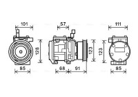 Compressor, air conditioning
