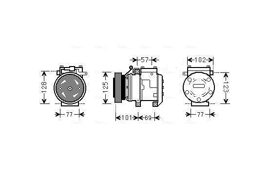 Compressor, air conditioning