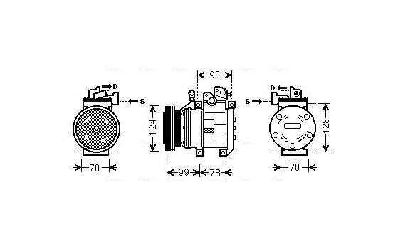 Compressor, air conditioning