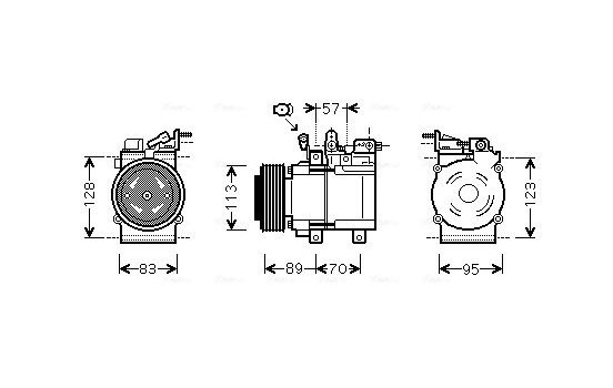 Compressor, air conditioning
