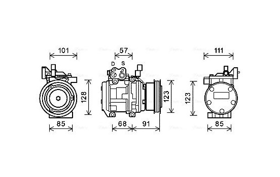 Compressor, air conditioning