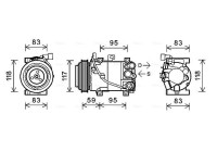Compressor, air conditioning