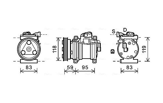 Compressor, air conditioning