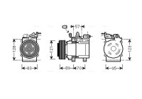 Compressor, air conditioning