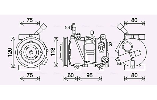 Compressor, air conditioning