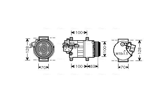 Compressor, air conditioning