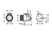Compressor, air conditioning