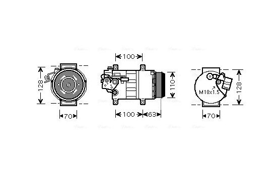 Compressor, air conditioning