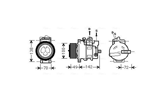 Compressor, air conditioning