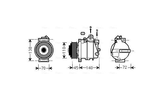 Compressor, air conditioning