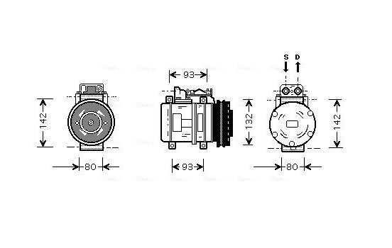 Compressor, air conditioning