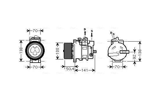 Compressor, air conditioning