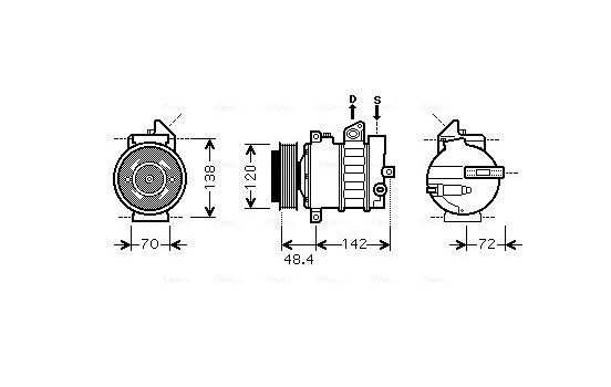 Compressor, air conditioning