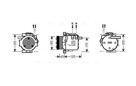 Compressor, air conditioning