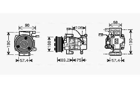 Compressor, air conditioning