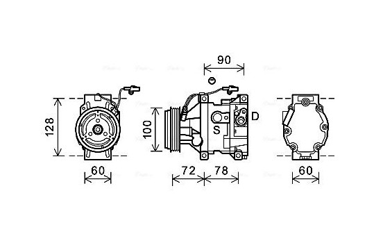 Compressor, air conditioning