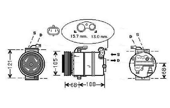 Compressor, air conditioning