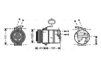 Compressor, air conditioning